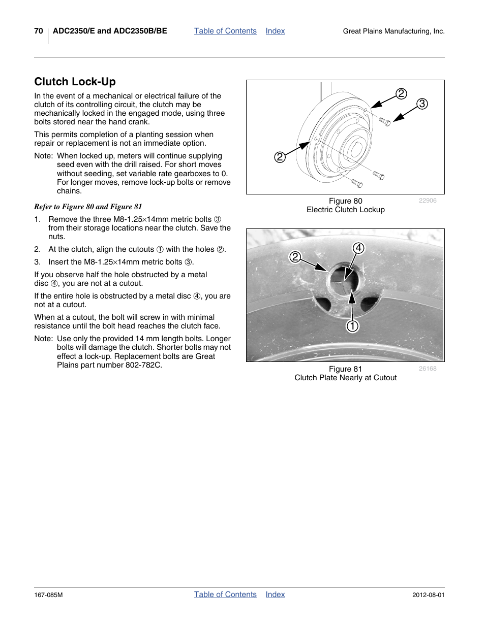 Clutch lock-up | Great Plains ADC2350BE Operator Manual User Manual | Page 74 / 108
