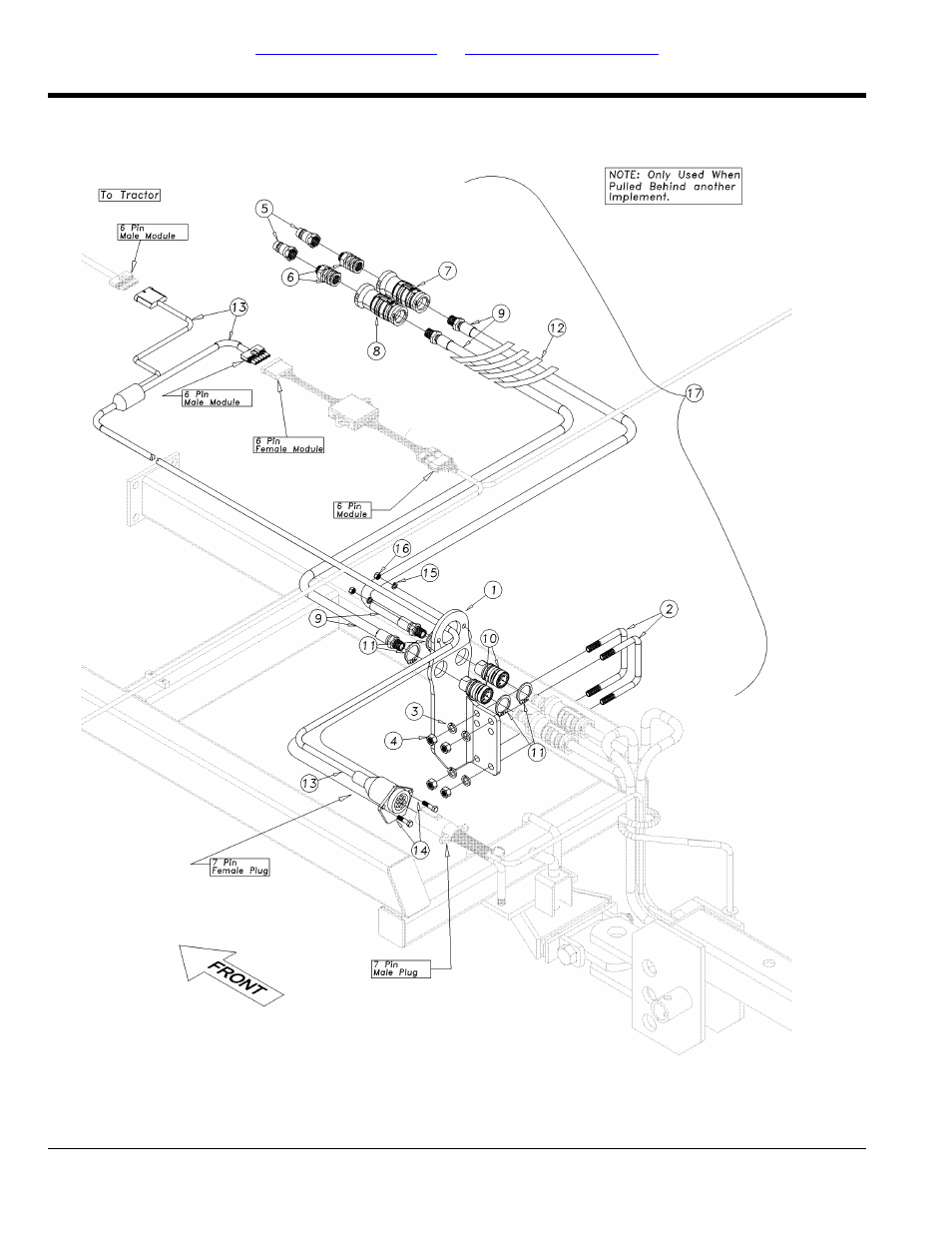 Section 7: optional, Hydraulic & light extension (s/n gp - 1441hh+) | Great Plains 2335SC Parts Manual User Manual | Page 48 / 54