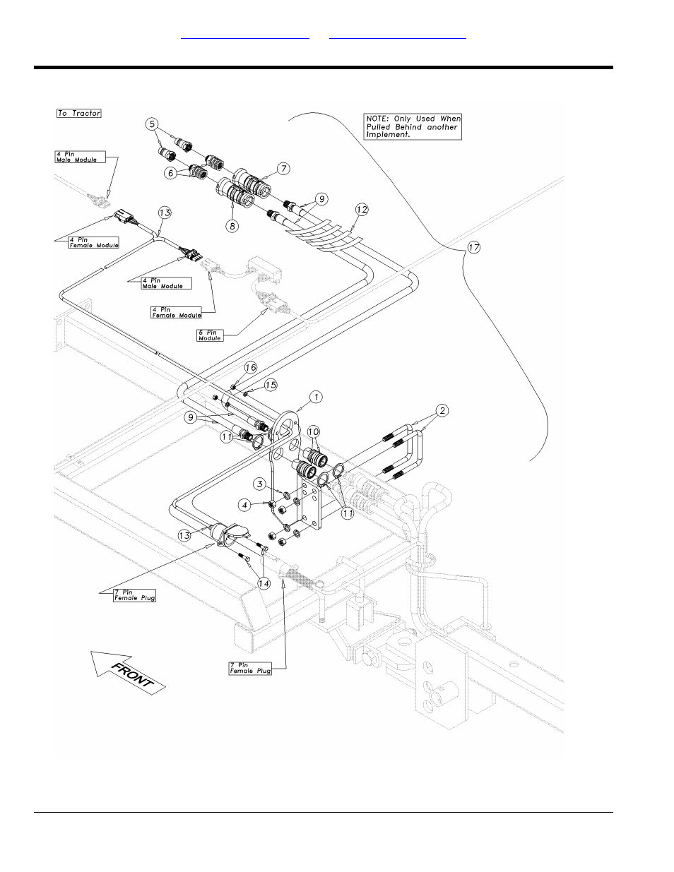 Hydraulic & light extension (s/n gp - 1440hh-) | Great Plains 2335SC Parts Manual User Manual | Page 50 / 54