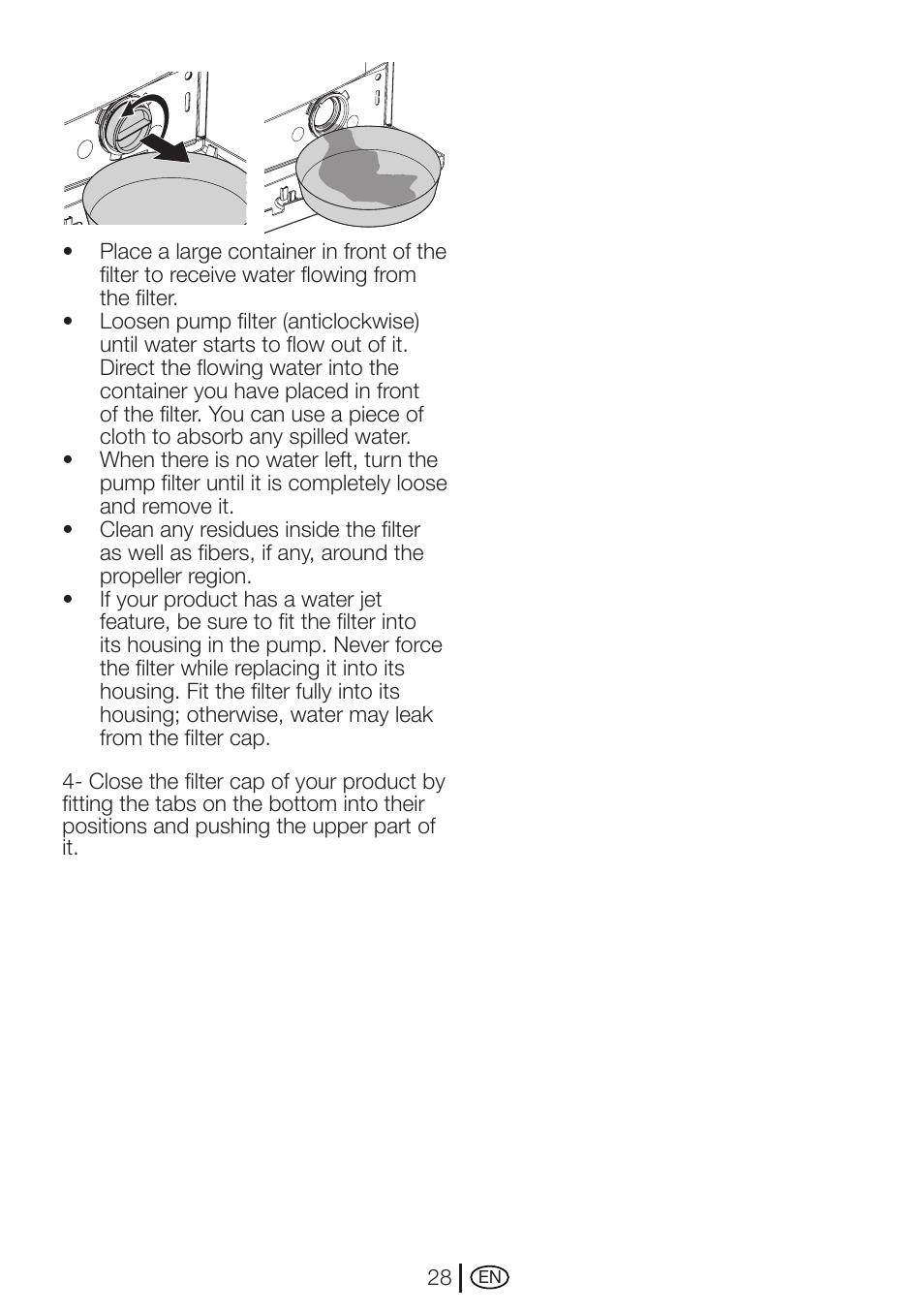 Beko WMD 78144 User Manual | Page 28 / 40