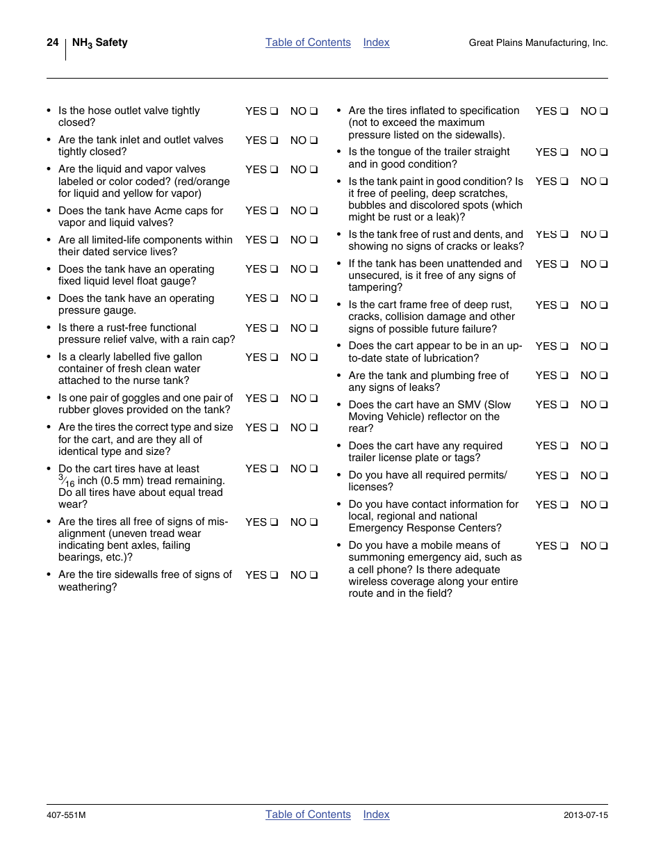 Great Plains NH3 Safety User Manual | Page 28 / 50