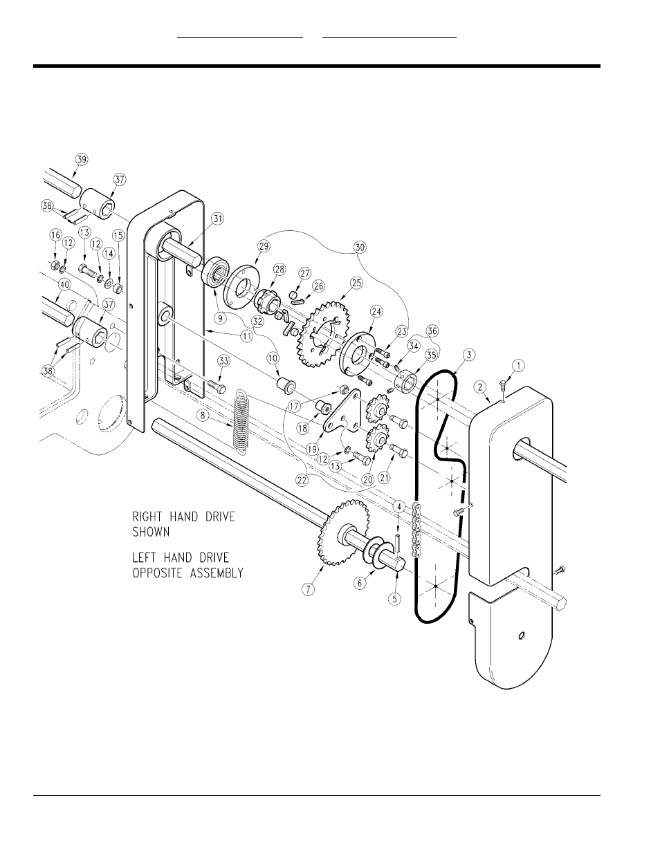 Upper right hand drive | Great Plains 8030P Parts Manual User Manual | Page 16 / 38