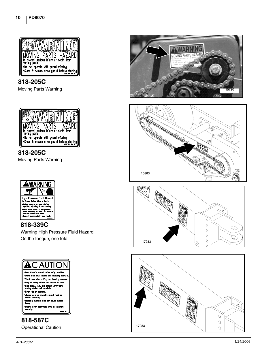 339c, 205c, 587c | Great Plains PD8070 Operator Manual User Manual | Page 12 / 57