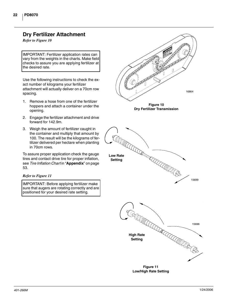 Dry fertilizer attachment | Great Plains PD8070 Operator Manual User Manual | Page 24 / 57