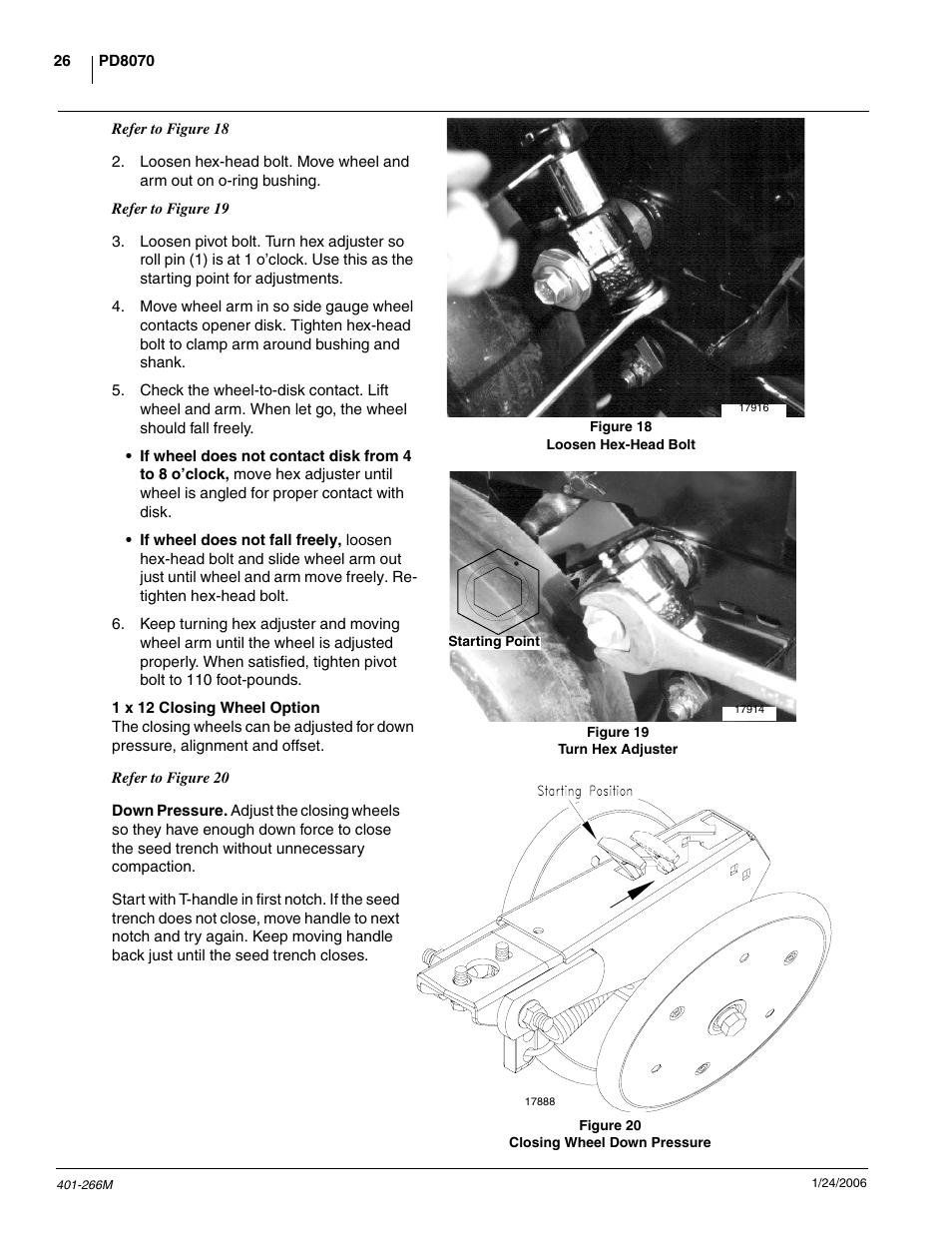 1 x 12 closing wheel option | Great Plains PD8070 Operator Manual User Manual | Page 28 / 57