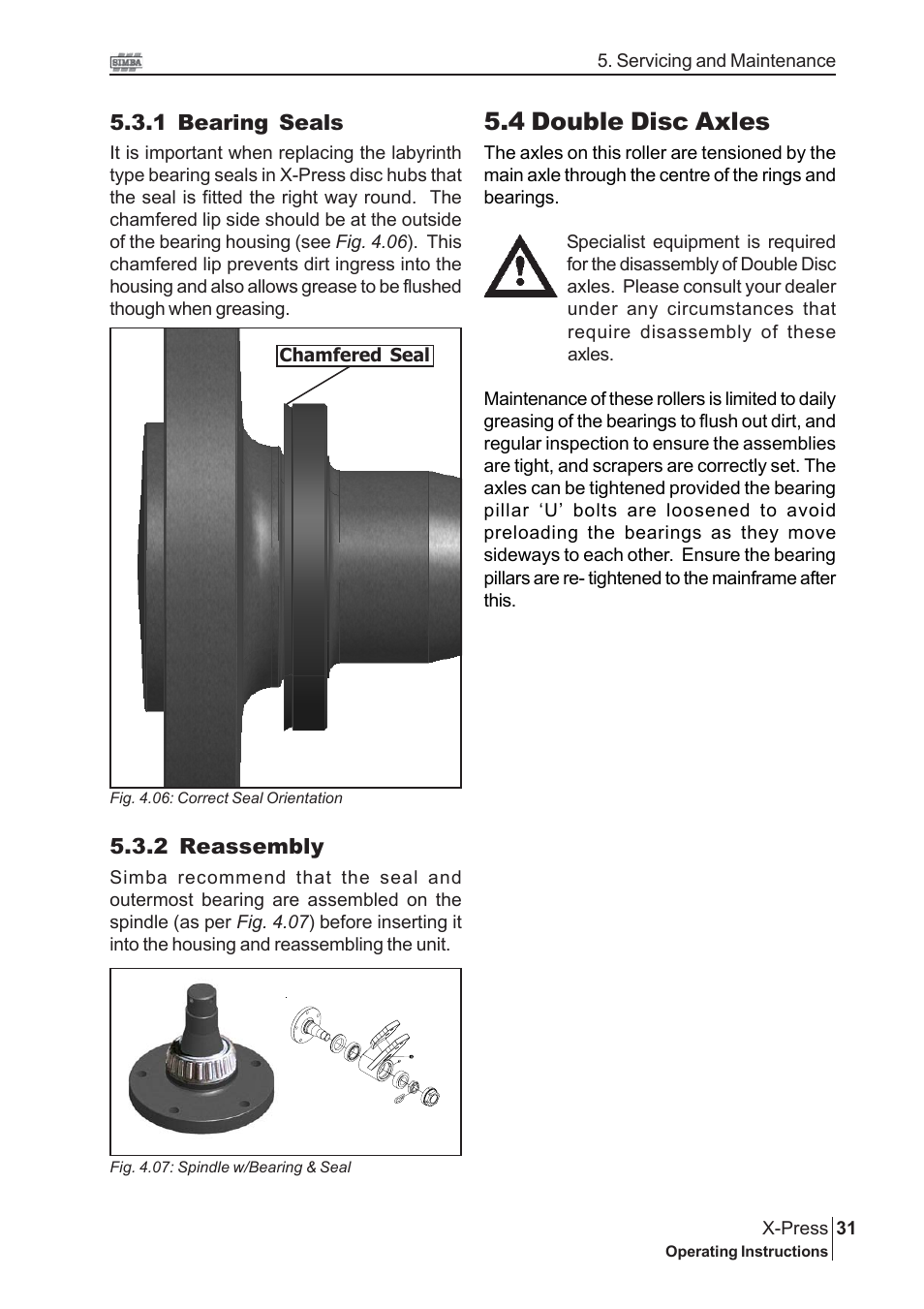 4 double disc axles | Great Plains P13529 User Manual | Page 31 / 38