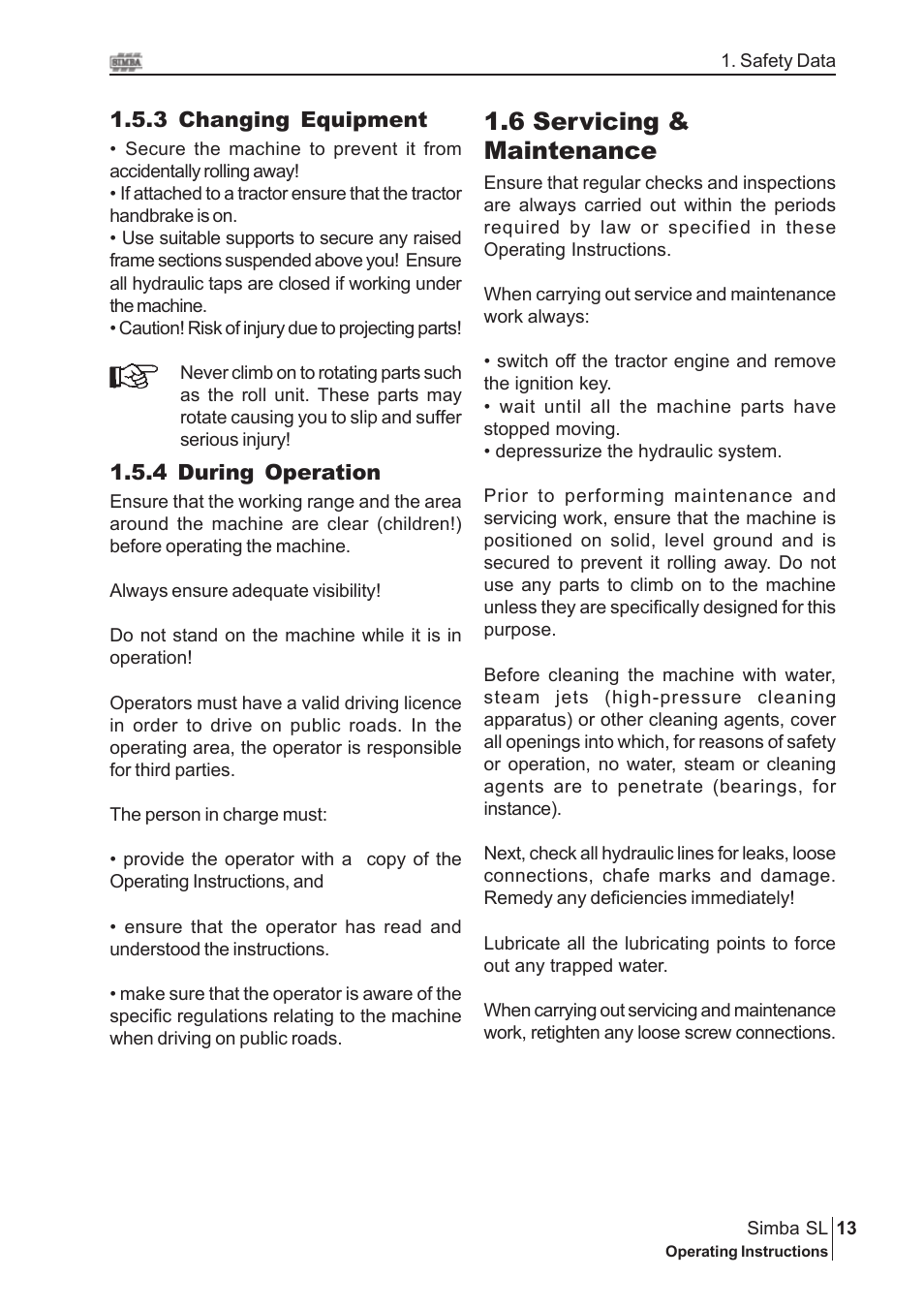 6 servicing & maintenance | Great Plains P14889 Serial No 18007975 User Manual | Page 13 / 34