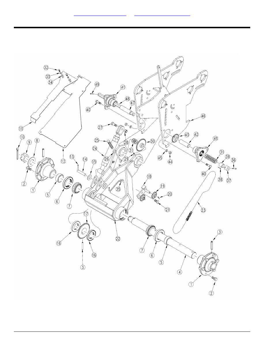 Drive, Dual gauge wheel | Great Plains 2525F Parts Manual User Manual | Page 30 / 168