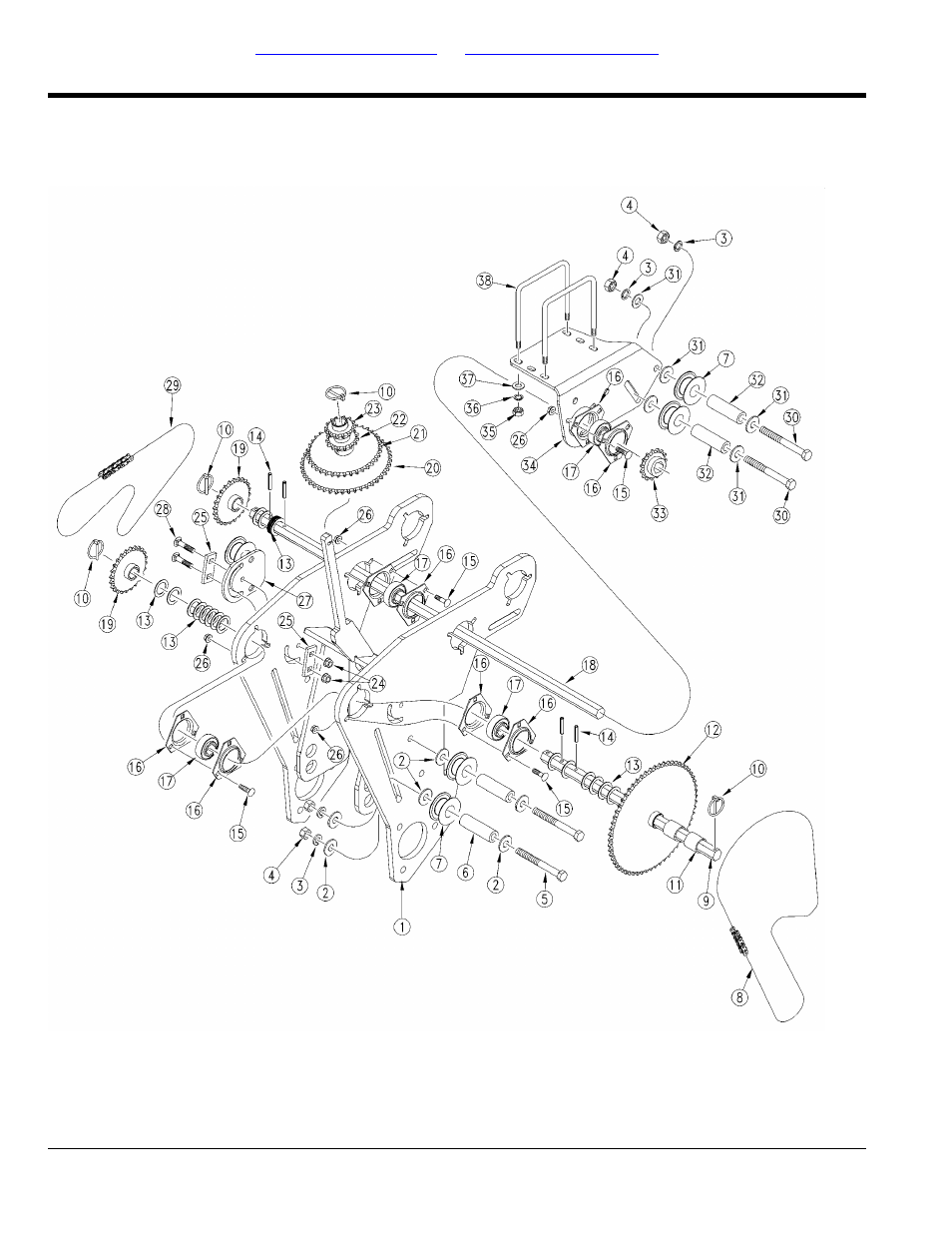 Single gauge wheel transmission | Great Plains 2525F Parts Manual User Manual | Page 36 / 168