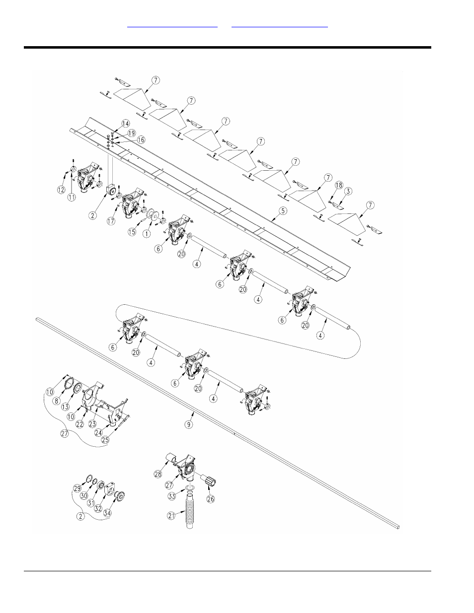 20ft feeder cup channel (lh 15") | Great Plains 2525F Parts Manual User Manual | Page 66 / 168