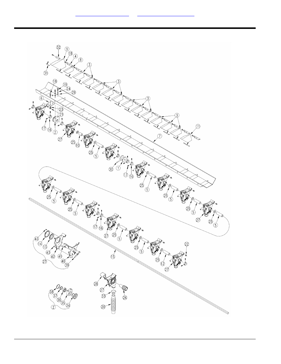 20ft feeder cup channel (lh 8") | Great Plains 2525F Parts Manual User Manual | Page 70 / 168