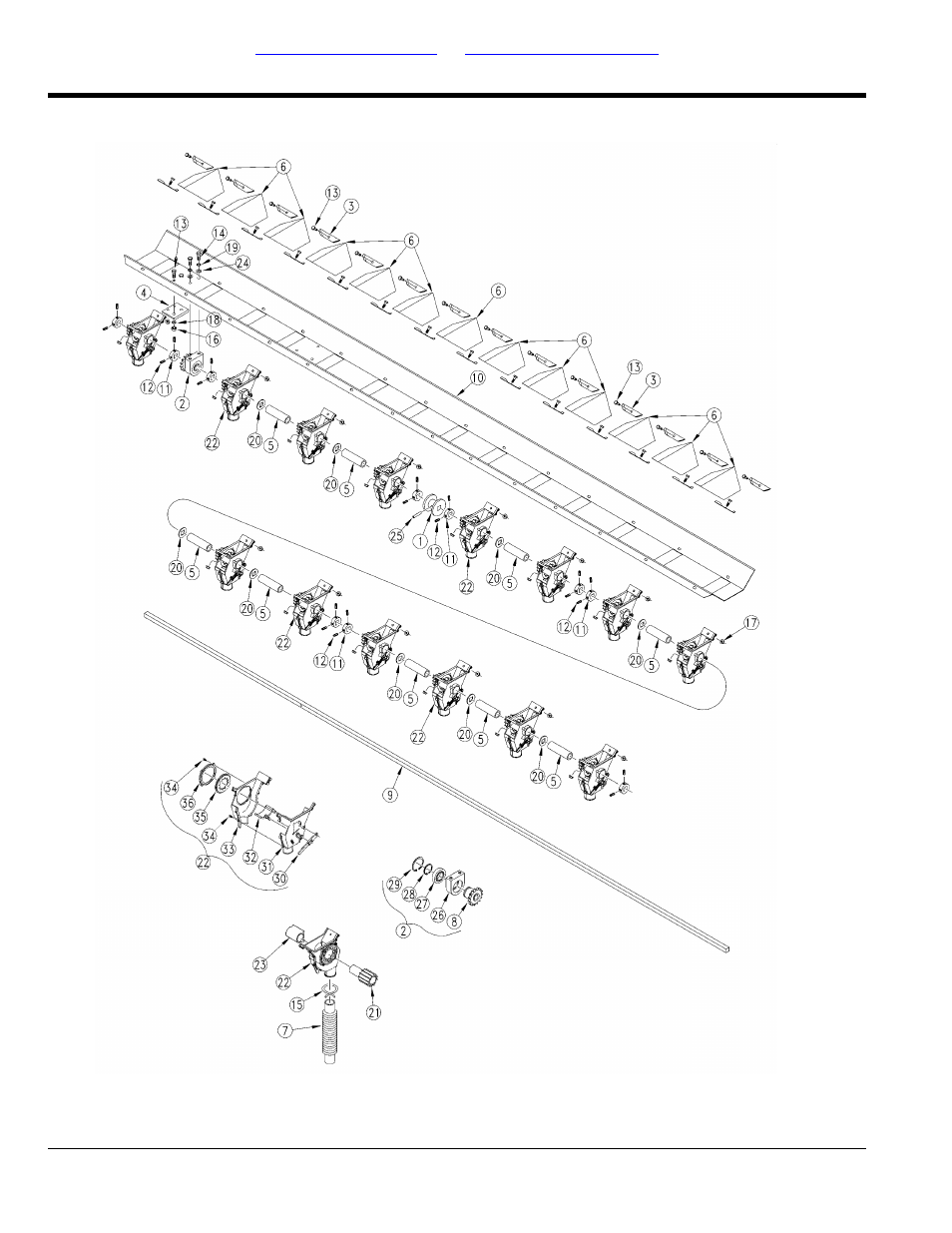 25ft feeder cup channel (lh 10") | Great Plains 2525F Parts Manual User Manual | Page 80 / 168