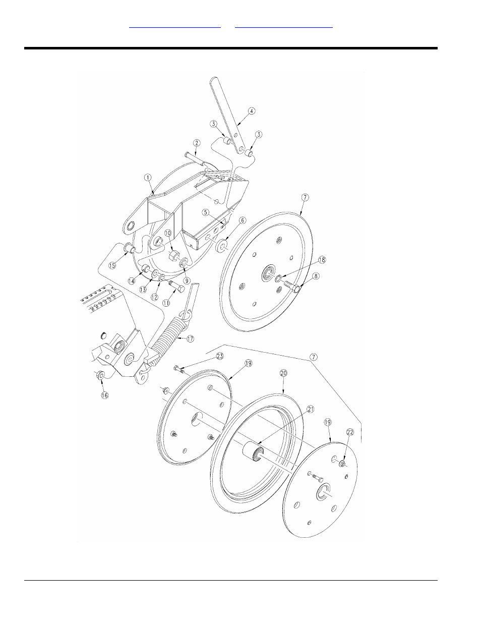 1 1/4" x 13" double press wheel | Great Plains YP3025 Parts Manual User Manual | Page 126 / 232
