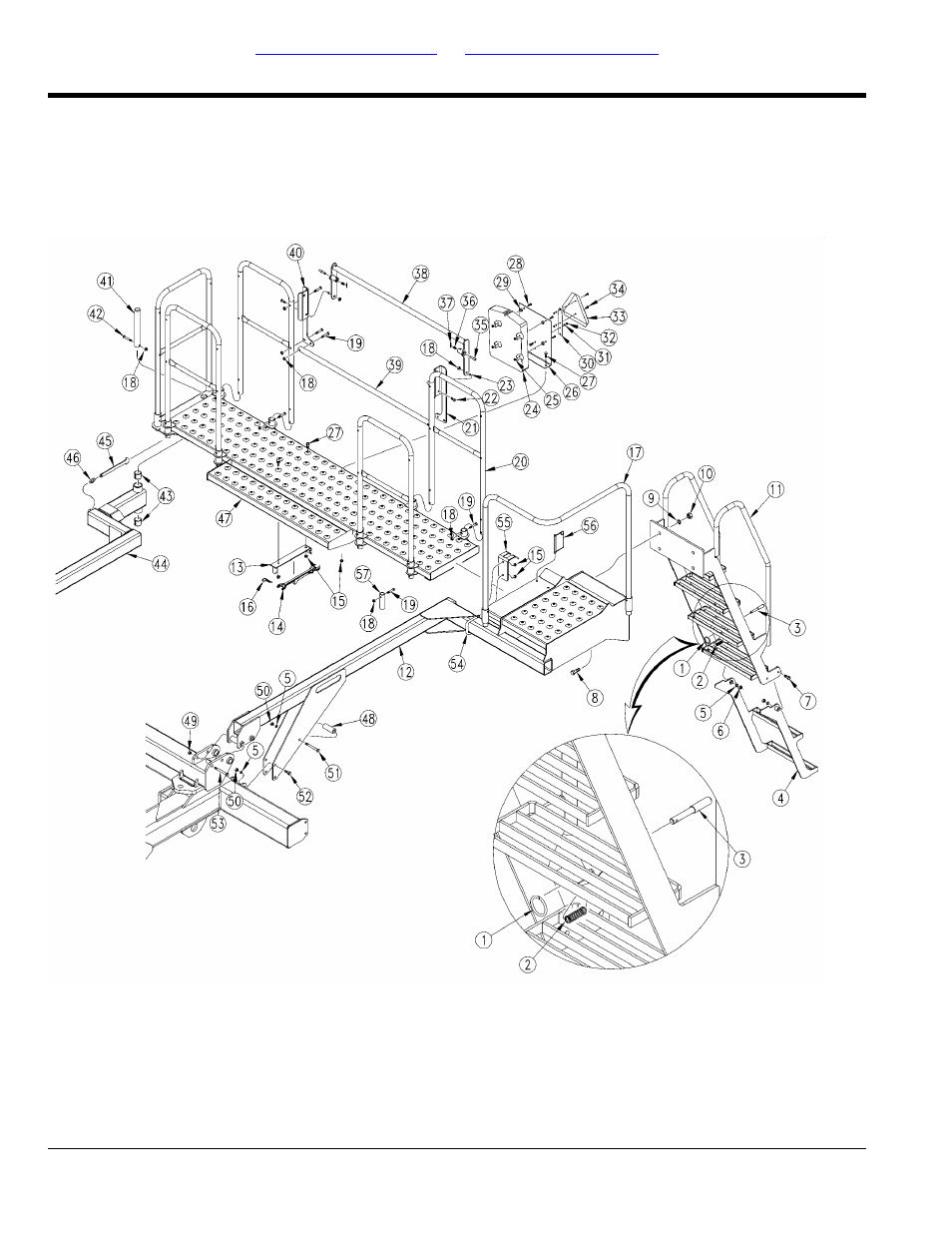 Walkboard and ladder | Great Plains YP3025 Parts Manual User Manual | Page 34 / 232