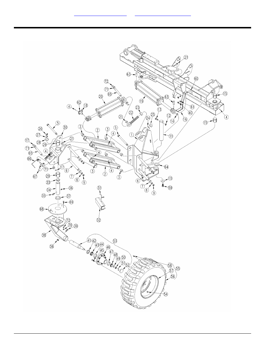 Transport, Gauge wheels, Table of contents part number index gauge wheels | Great Plains YP3025 Parts Manual User Manual | Page 44 / 232