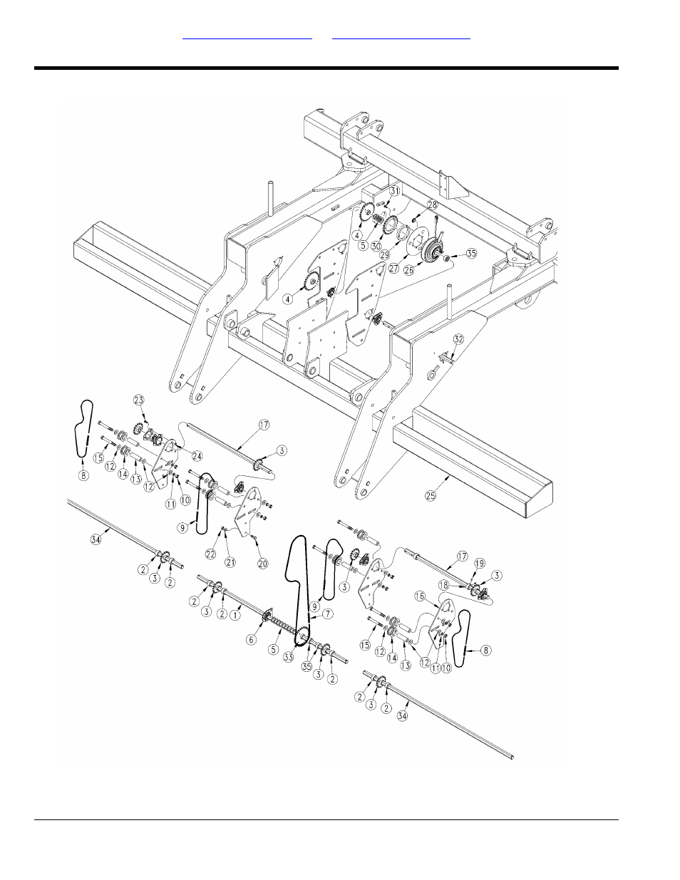Hydraulic drive 10" spacing | Great Plains YP3025 Parts Manual User Manual | Page 54 / 232