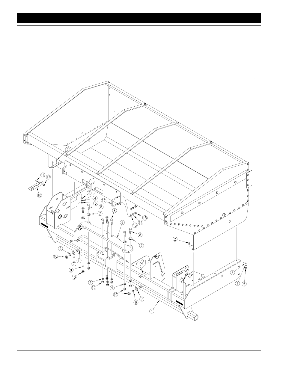 Box to frame assembly | Great Plains FCP1000 Predelivery Manual User Manual | Page 14 / 25