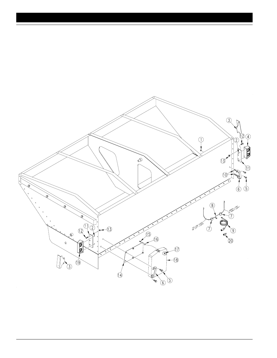 Lights and handles assembly | Great Plains FCP1000 Predelivery Manual User Manual | Page 18 / 25