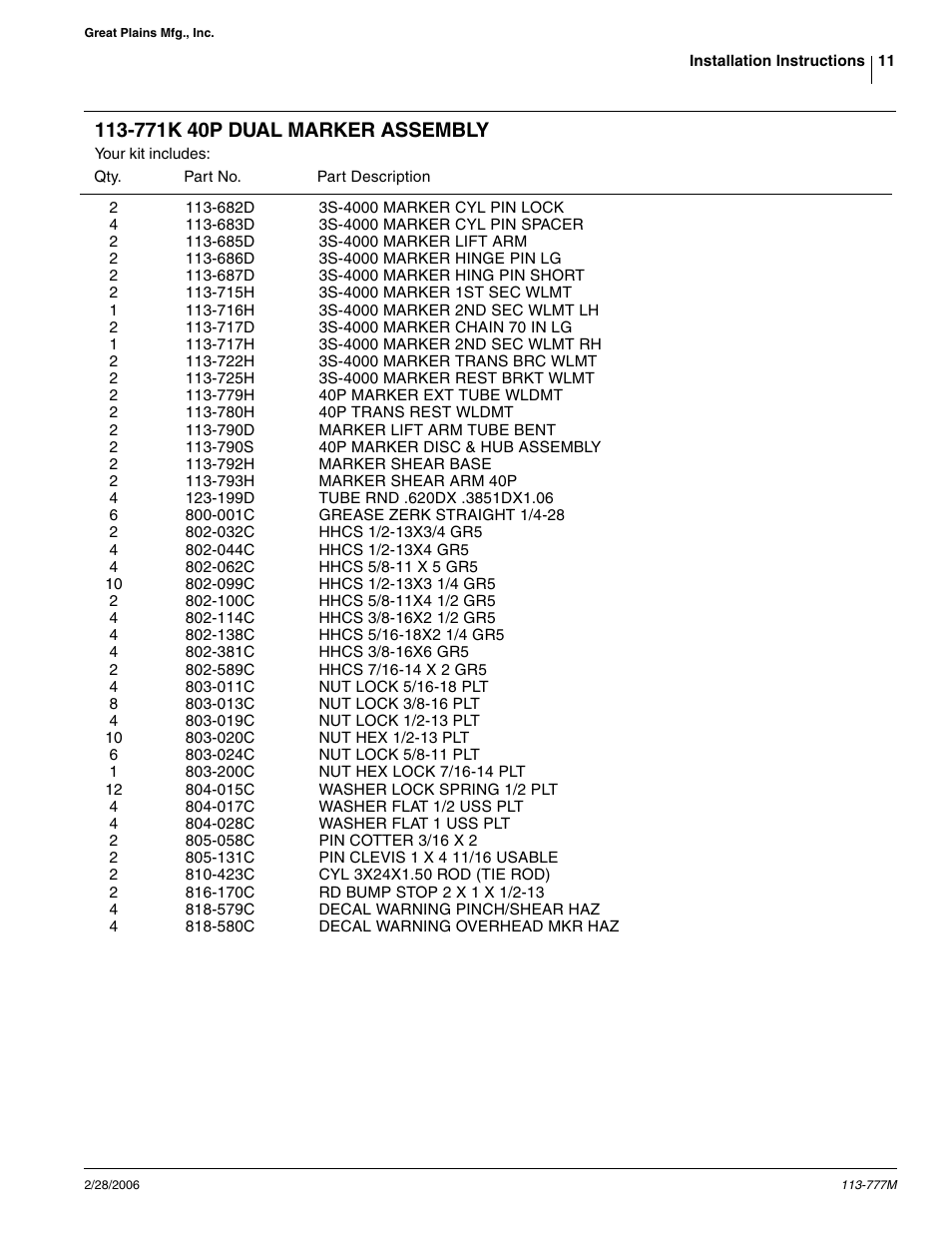Great Plains 3N-4020 Assembly Instructions User Manual | Page 11 / 15