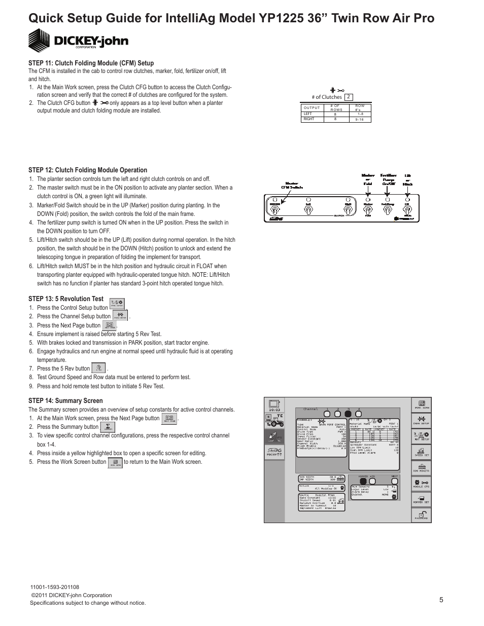 Great Plains YP1225A-16TR36 16 Twin Row 30-Inch Quick Start User Manual | Page 5 / 6