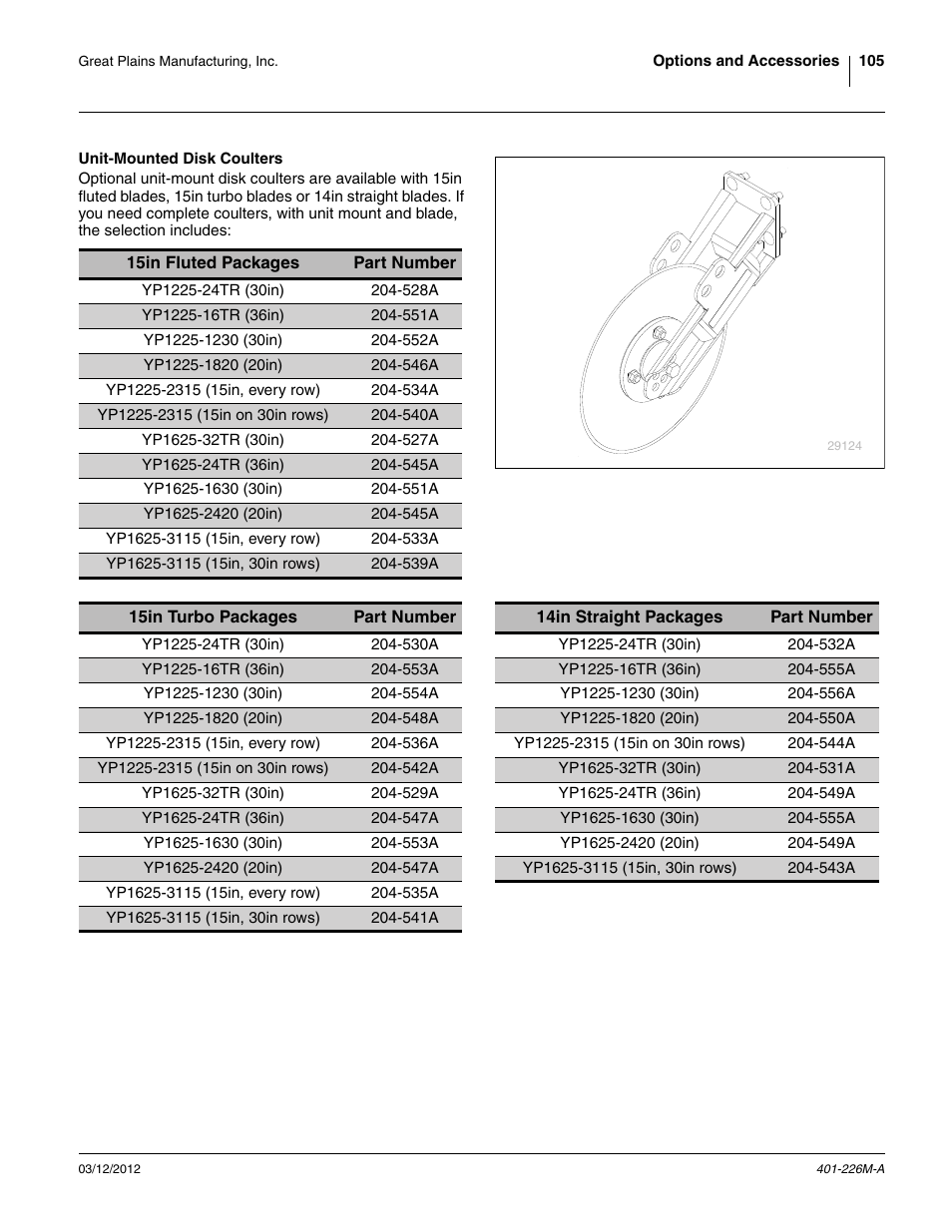 Great Plains YP1625 Operator Manual User Manual | Page 109 / 150