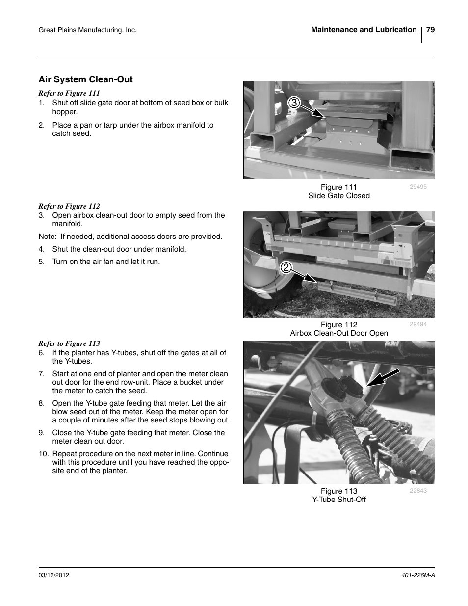 Air system clean-out | Great Plains YP1625 Operator Manual User Manual | Page 83 / 150