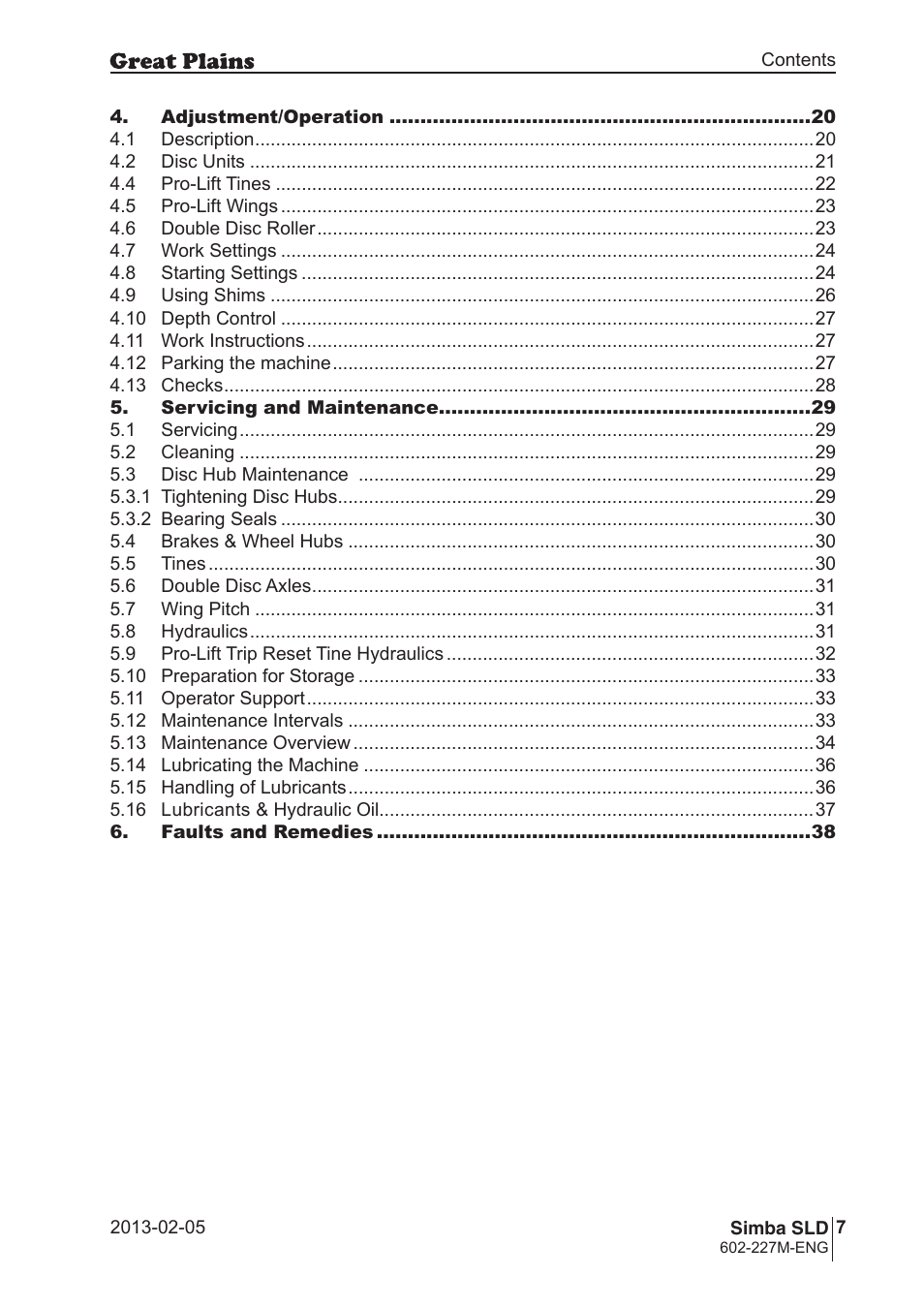 Great Plains SLD600 Operator Manual User Manual | Page 7 / 40