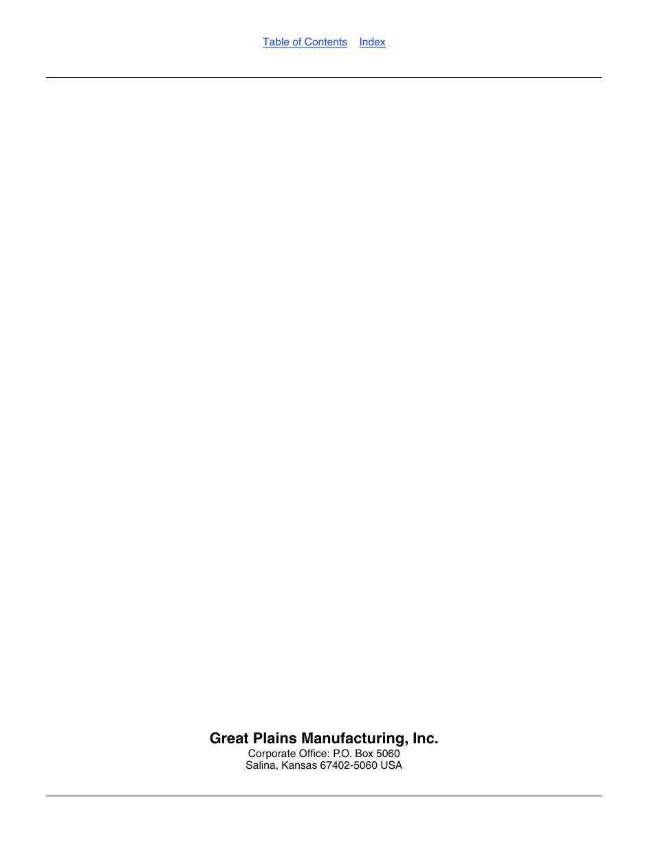 Great plains manufacturing, inc | Great Plains PTO Kits 2-3-Section User Manual | Page 100 / 100