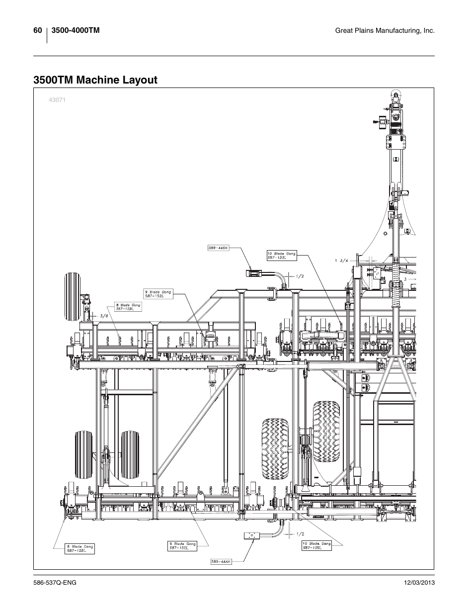 3500tm machine layout | Great Plains 4000TM Assembly Manual User Manual | Page 64 / 80