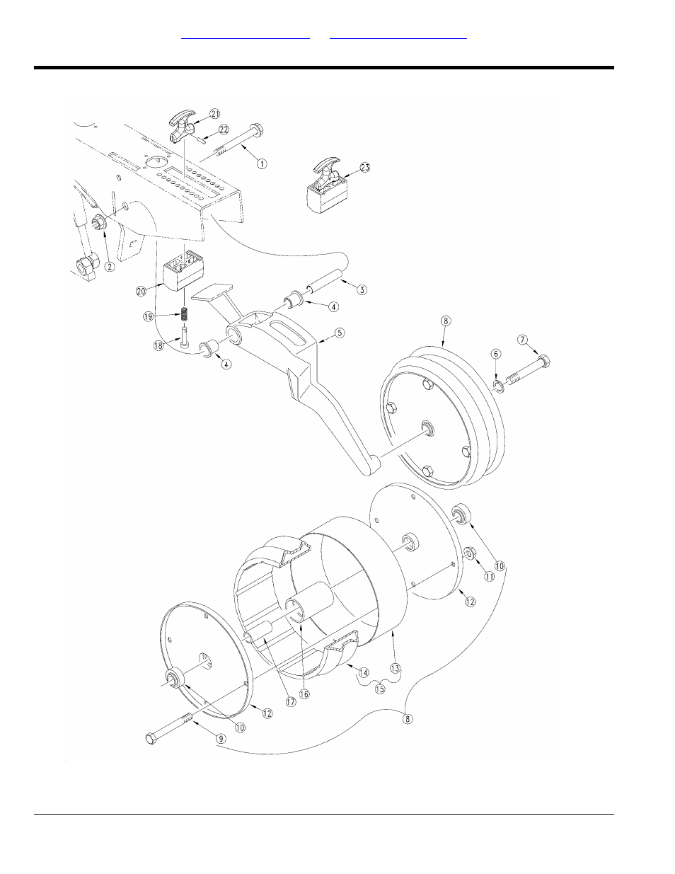 4" x 12" double ribbed single press wheel | Great Plains 3S-4000F Parts Manual User Manual | Page 138 / 198