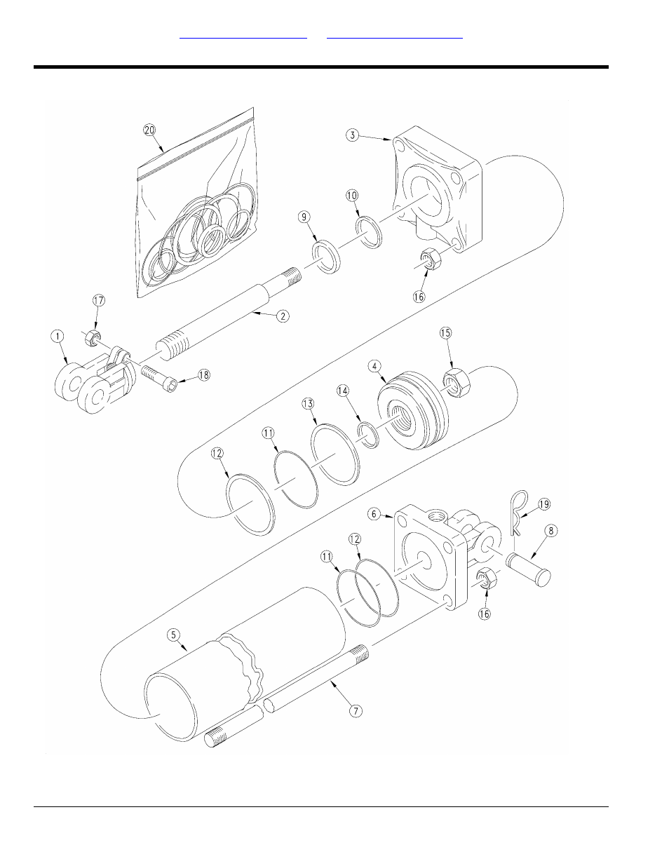 Midway hydraulic cylinder (810-416c) | Great Plains 3S-4000F Parts Manual User Manual | Page 152 / 198