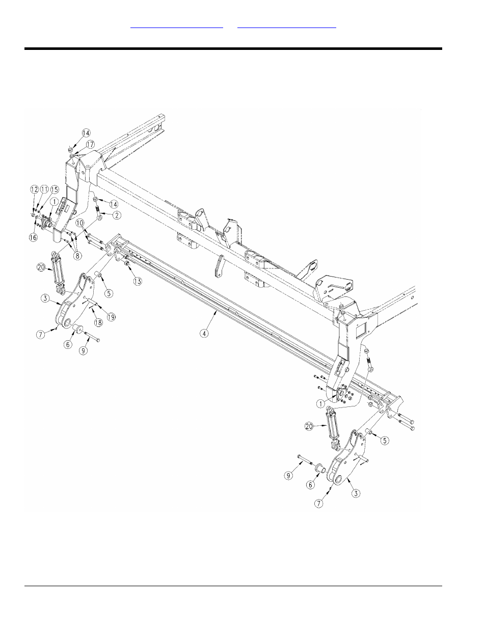 Center sub-frame | Great Plains 3S-4000F Parts Manual User Manual | Page 22 / 198