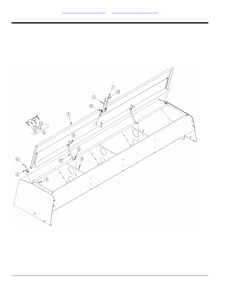 Lid to box, Table of contents part number index lid to box | Great Plains 3S-4000F Parts Manual User Manual | Page 40 / 198