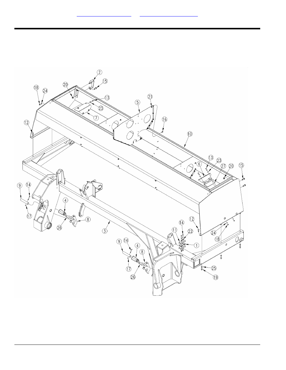 Right hand box and frame | Great Plains 3S-4000F Parts Manual User Manual | Page 44 / 198