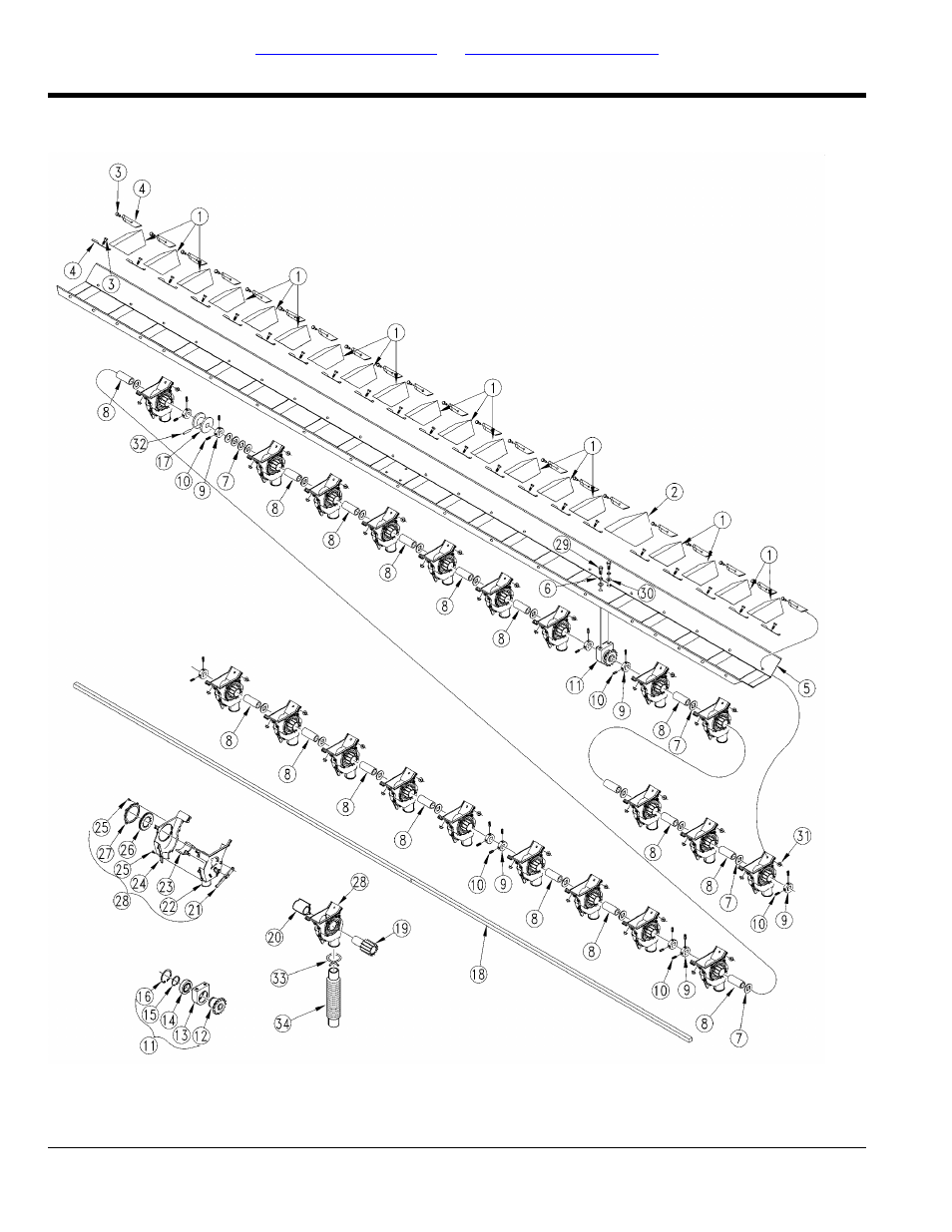5" feeder cup spacing lh & center | Great Plains 3S-4000F Parts Manual User Manual | Page 74 / 198
