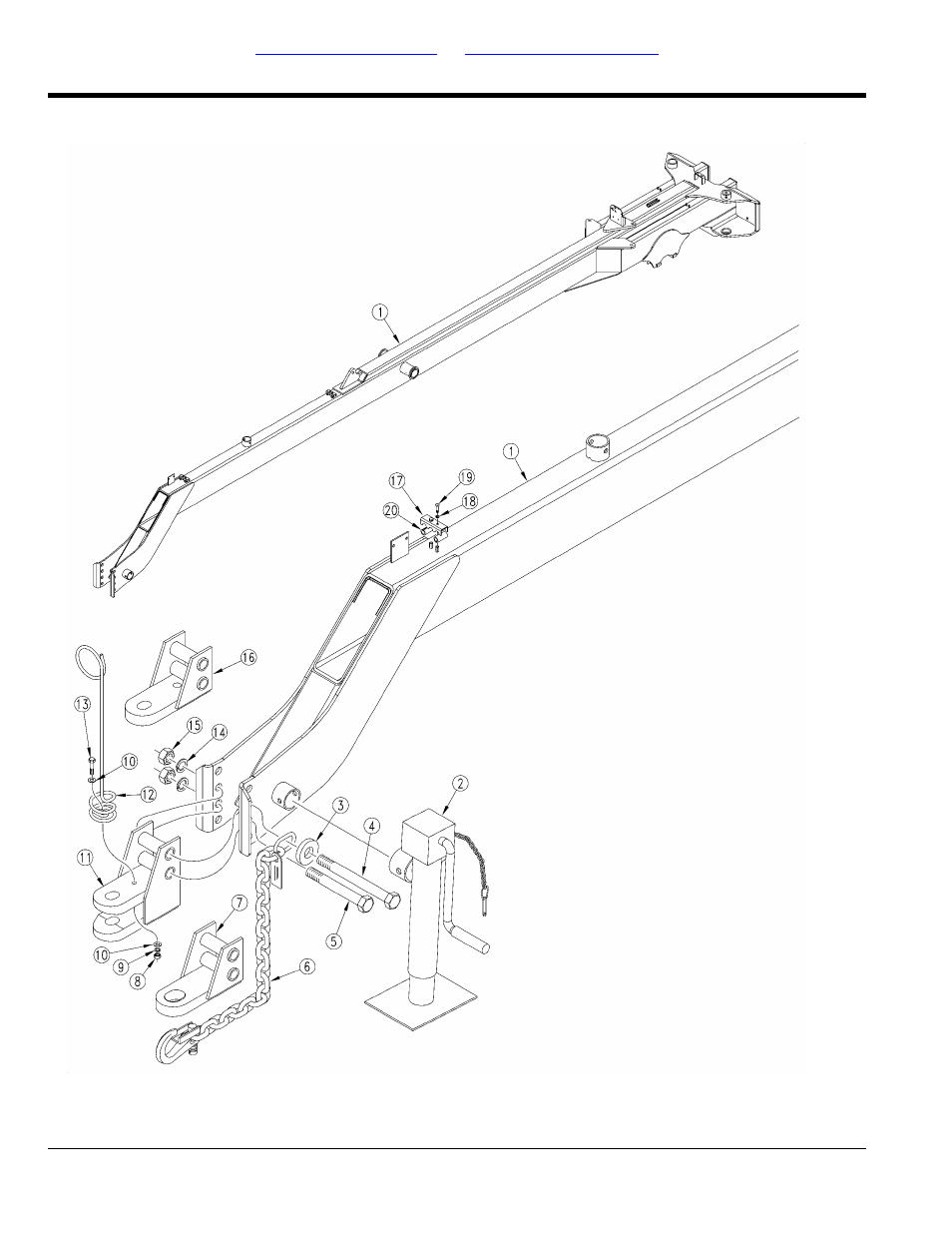 Tongue, Hitch to tongue, Selected models | Great Plains 3S-4000F Parts Manual User Manual | Page 8 / 198