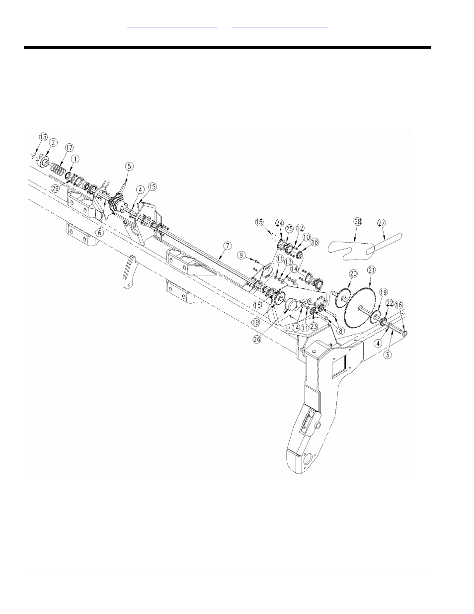 Center drive (s/n yy1151-) | Great Plains 3S-4000F Parts Manual User Manual | Page 88 / 198