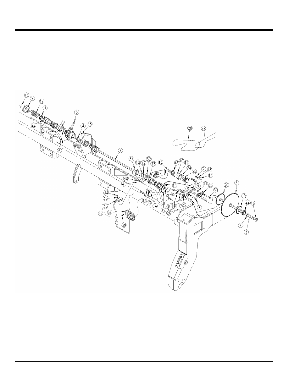 Center drive (s/n yy1152+) | Great Plains 3S-4000F Parts Manual User Manual | Page 90 / 198