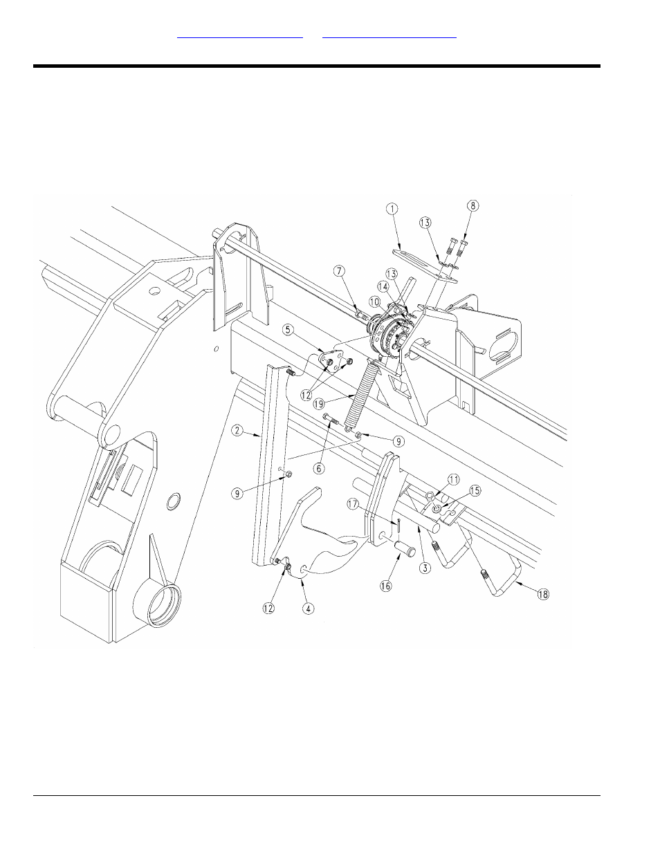 Clutch linkage, Table of contents part number index clutch linkage | Great Plains 3S-4000F Parts Manual User Manual | Page 94 / 198