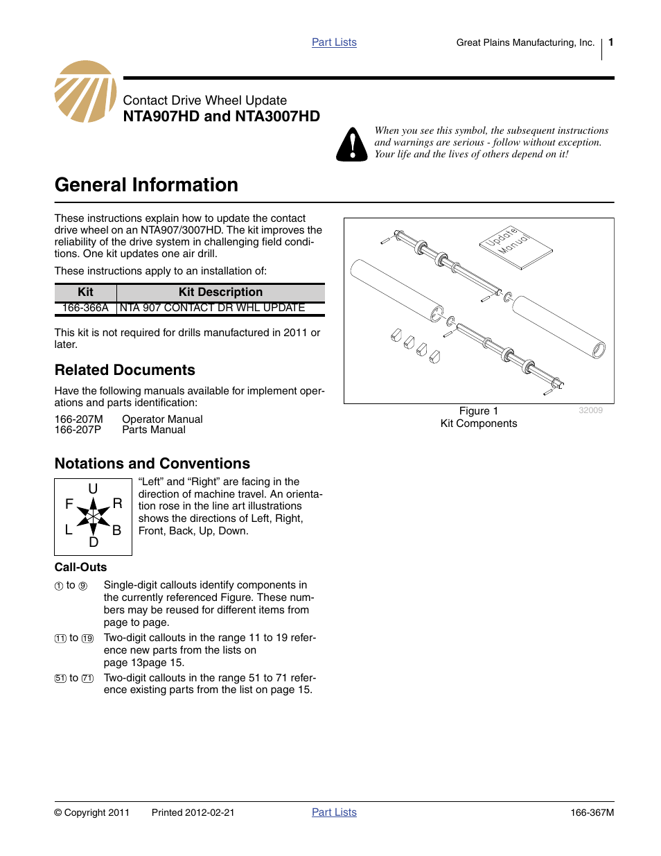 Great Plains NTA3007HD Operator Manual User Manual | 16 pages