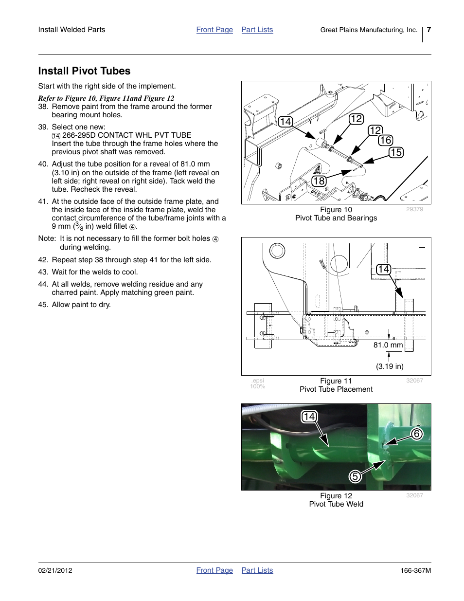 Install pivot tubes | Great Plains NTA3007HD Operator Manual User Manual | Page 7 / 16