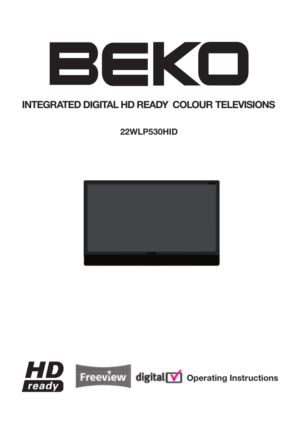 Beko 22WLP530HID User Manual | 32 pages