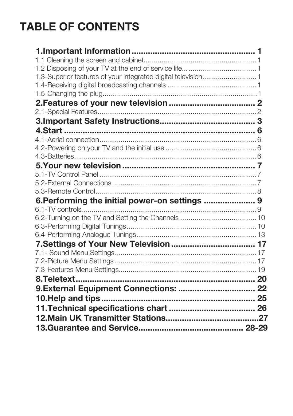 Beko 22WLP530HID User Manual | Page 2 / 32