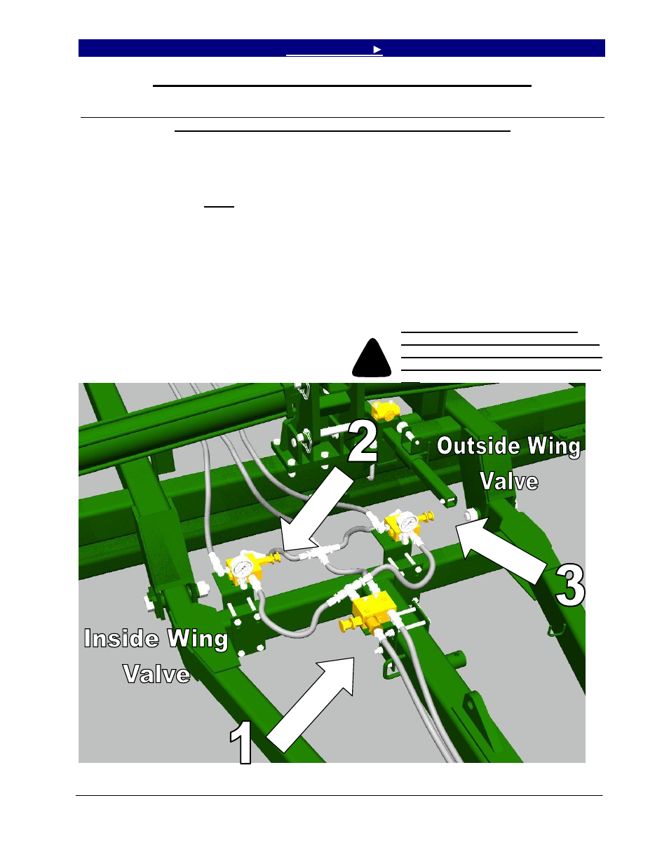 40’ hydraulic down pressure preparation and setup | Great Plains 4000TT Operator Manual User Manual | Page 47 / 76