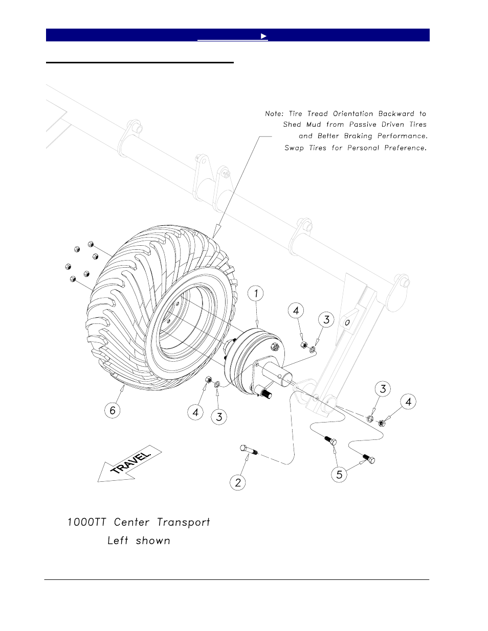 1000tt center transport assembly | Great Plains 4000TT Operator Manual User Manual | Page 48 / 76