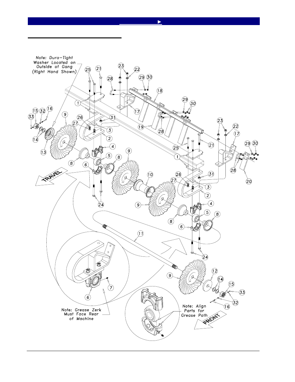 Heavy turbo gang assembly, 60 heavy turbo gang assembly | Great Plains 4000TT Operator Manual User Manual | Page 62 / 76