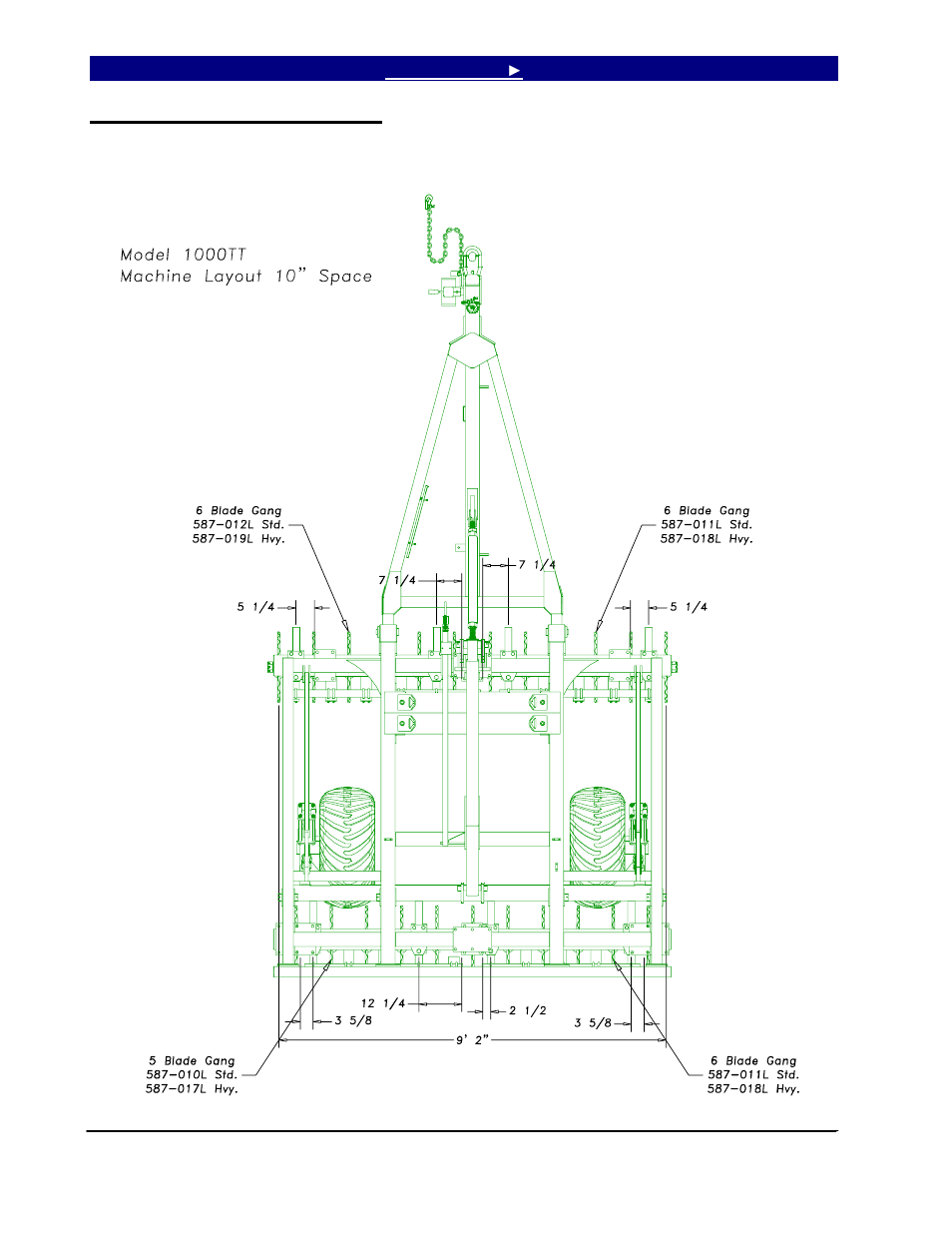 Section 4: machine layout, 1000tt machine layout, 10 | Great Plains 4000TT Operator Manual User Manual | Page 64 / 76