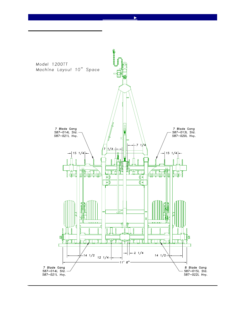 1200tt machine layout, 10, Section 4 machine layout | Great Plains 4000TT Operator Manual User Manual | Page 65 / 76