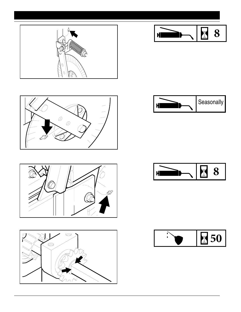 Seasonally | Great Plains FCP1000 Operator Manual User Manual | Page 36 / 44