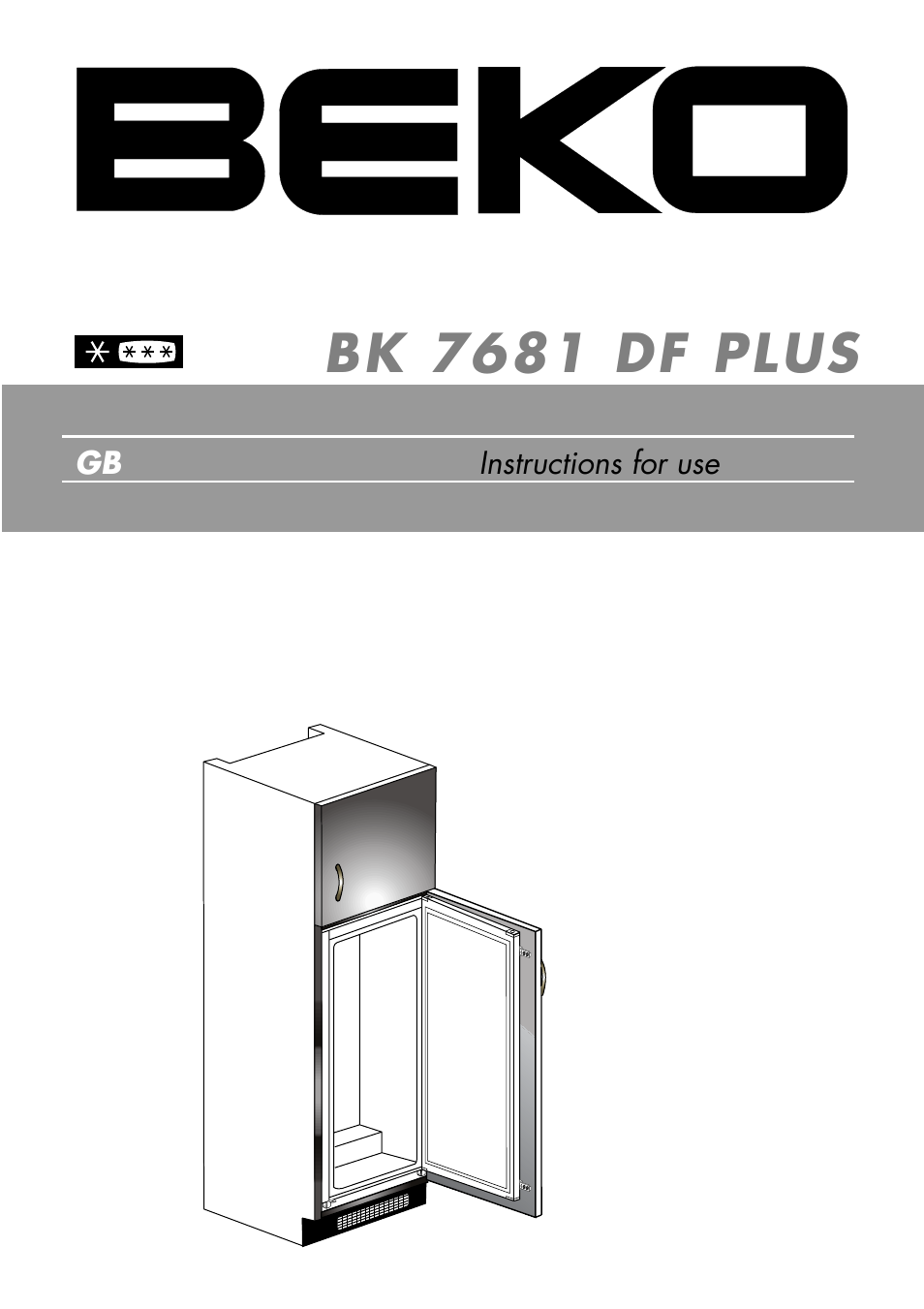 Beko BK 7681 User Manual | 19 pages